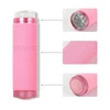 Kép 2/3 - Roniki pink mini UV lámpa szilikon fejjel - hordozható, elemes