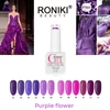 Kép 2/3 - Roniki Purple flower széria - 11 gél lakk