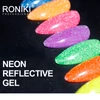 Kép 7/9 - Roniki Neon reflektív széria - 09 türkiz reflektív gél lakk