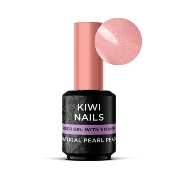 FIBER GEL WITH VITAMIN NATURAL PEARL PEACH