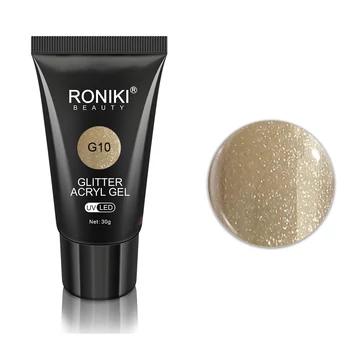 Roniki TPO free glitter poly gel - 10 - 30g