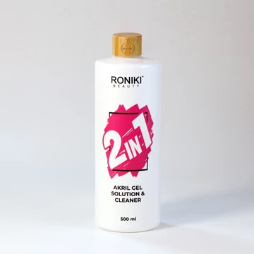 Roniki 2 in 1 akril gel solution & cleaner - 500ml