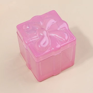 Roniki üveg folyadéktartó tetővel - pink
