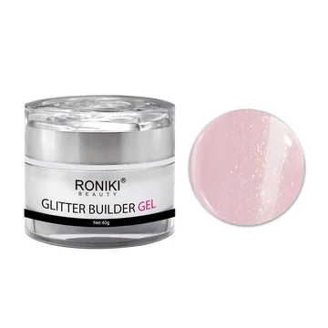 Roniki TPO free glitter builder gél - 04 - 40g