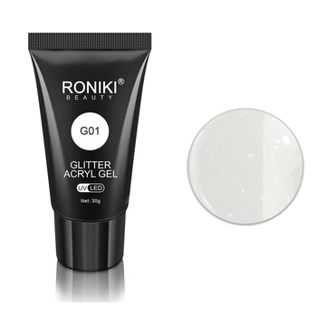 Roniki TPO free glitter poly gel - 01 - 30g