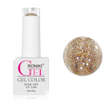 Roniki SF széria TPO free - 02 glitteres pezsgő gél lakk
