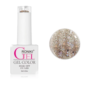 Roniki SF széria TPO free - 03 glitteres nude gél lakk