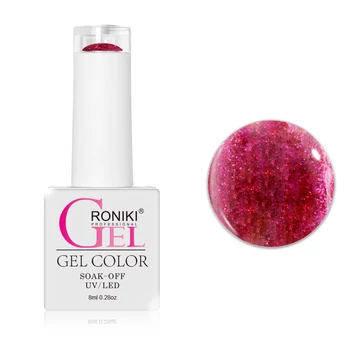 Roniki SF széria TPO free - 17 csillámos pink gél lakk