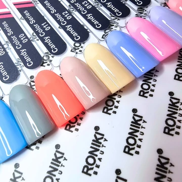 Roniki Candy color gél lakk színminta