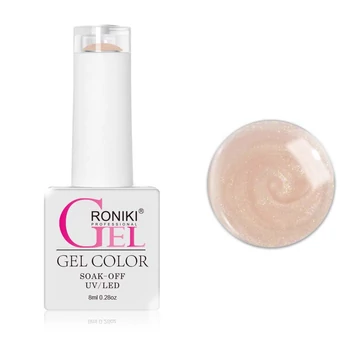 Roniki Pearl threaded széria TPO free - 04 rosegold gyöngyház gél lakk