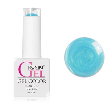 Roniki Pearl threaded széria TPO free - 09 világoskék gyöngyház gél lakk