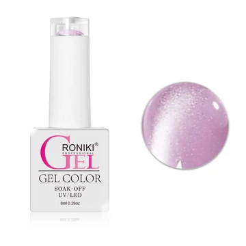 Roniki Glitter cat eye TPO free gél lakk 06 - mágnesezhető