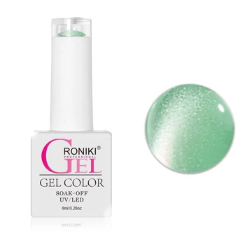Roniki Glitter cat eye TPO free gél lakk 09 - mágnesezhető