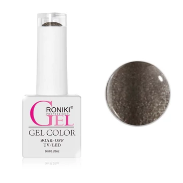 Roniki Amber cat eye TPO free gél lakk 06 - mágnesezhető
