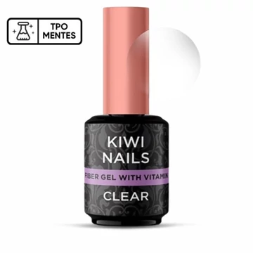 FIBER GEL WITH VITAMIN CLEAR- erősített géllakk alap
