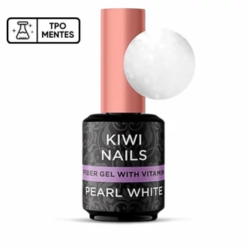 FIBER GEL WITH VITAMIN PEARL WHITE- erősített géllakk alap