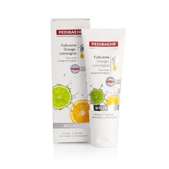 Pedibaehr lábkrém narancs-citromfű kivonattal (125 ml)