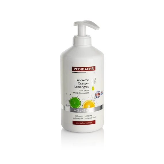 Pedibaehr lábkrém narancs-citromfű kivonattal (500 ml)