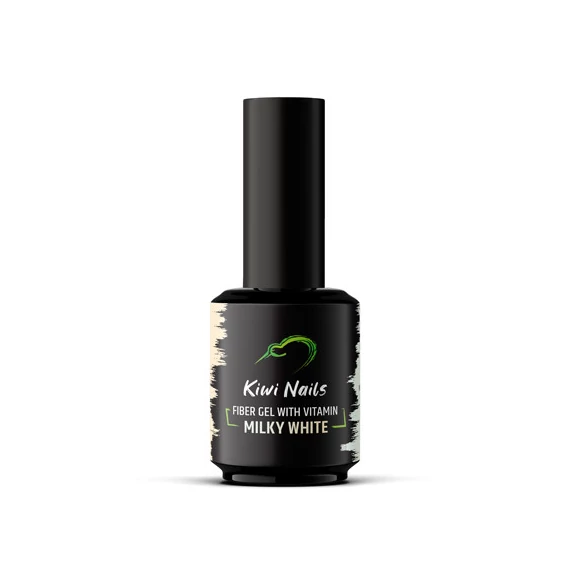 FIBER GEL WITH VITAMIN MILKY WHITE- erősített géllakk alap