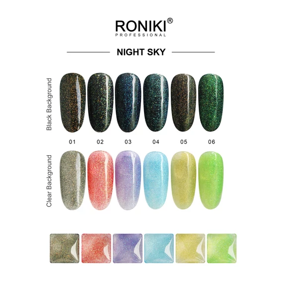 Roniki Night sky széria TPO free - 05 gél lakk