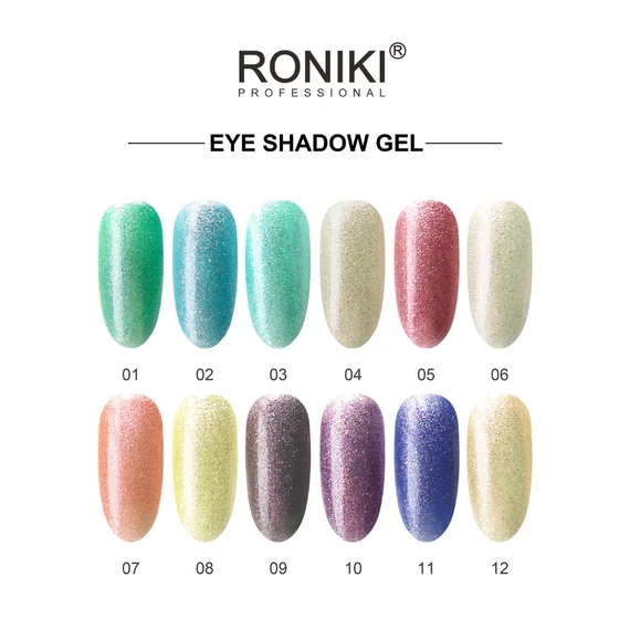 Roniki Eye shadow gél 04 - 5g - dekorzselé