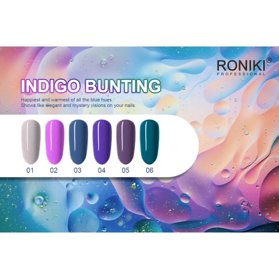 Roniki Indigo bunting széria TPO free - 06 gél lakk