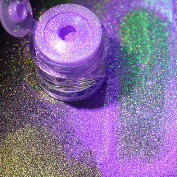 Roniki neon holographic chrome - #6 krómpor