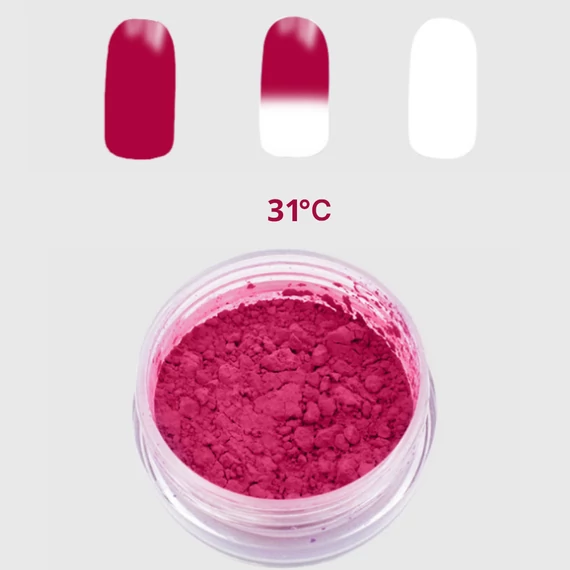 Roniki thermocromic pigmentpor - hőre színváltó - pink