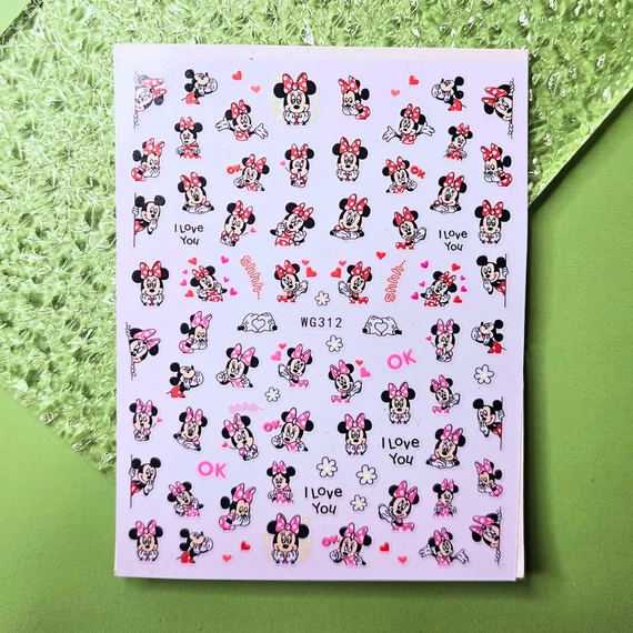 Roniki mesefigurás matrica - öntapadó - Mickey
