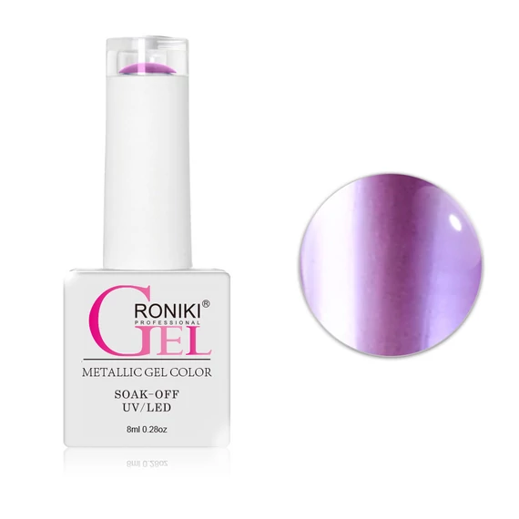 Roniki Metallic gél 06 - pink