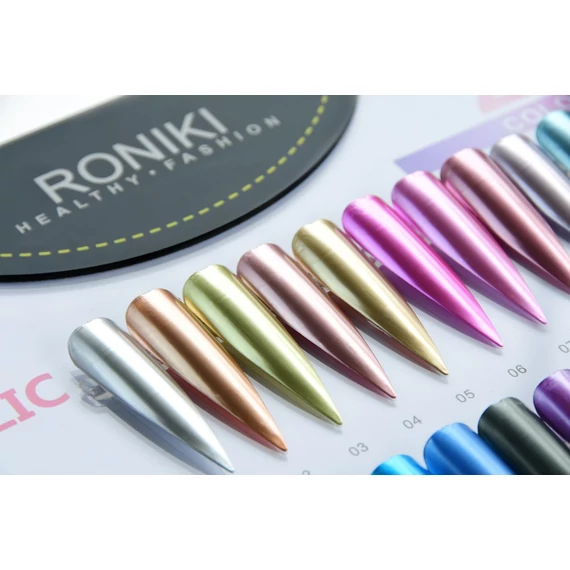 Roniki Metallic gél 09 - ezüst