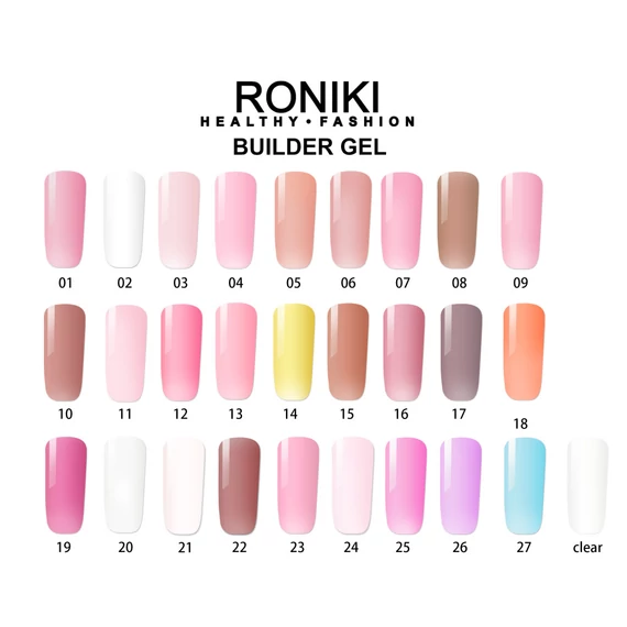 Roniki builder gél - white - 40g