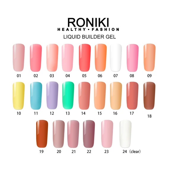 Roniki hema & TPO free liquid builder gél - 04 - ecsetes építőzselé