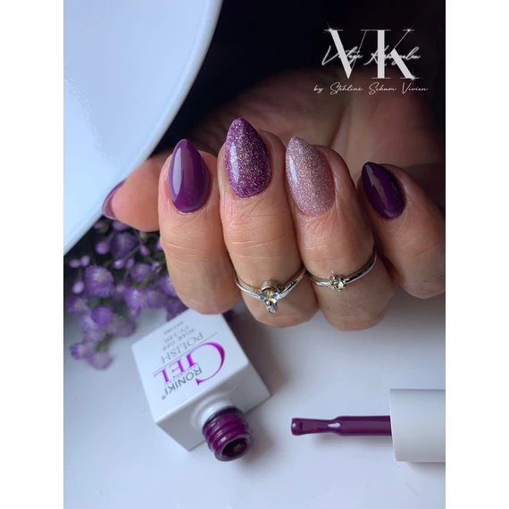 Roniki Purple flower széria - 12 gél lakk