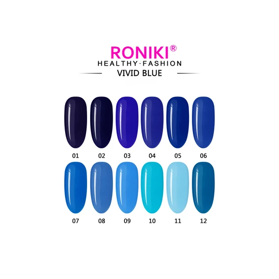 Roniki Vivid blue széria TPO free - 01 gél lakk