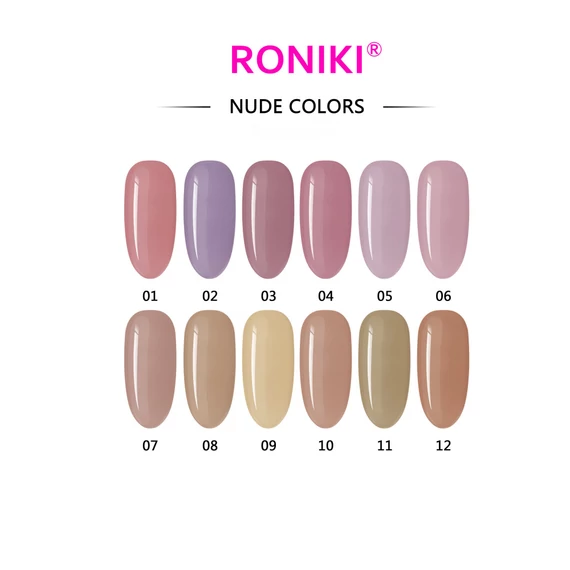 Roniki Nude széria TPO free - 03 gél lakk