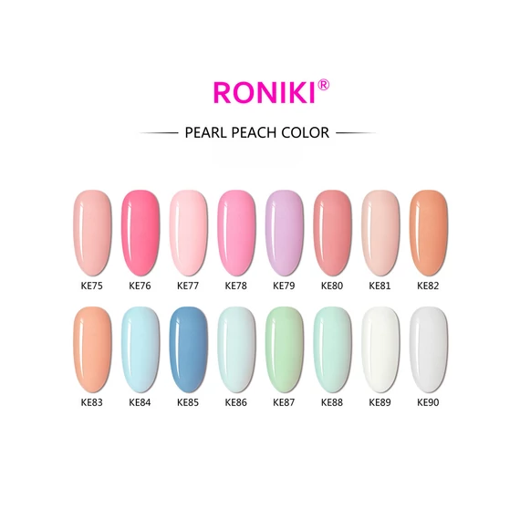 Roniki Pearl peach széria TPO free - 13 gél lakk