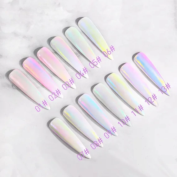 Rainbow aurora pigment 04