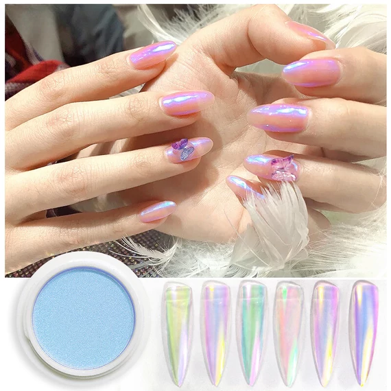 Rainbow aurora pigment 04