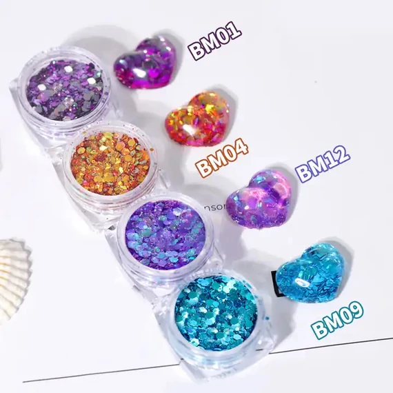 Holographic chunky glitter 01