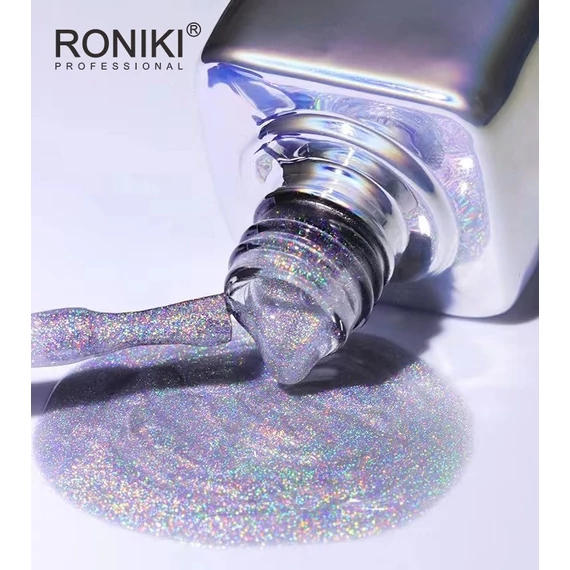 Roniki Holographic cat's eye TPO free gél lakk - mágnesezhető