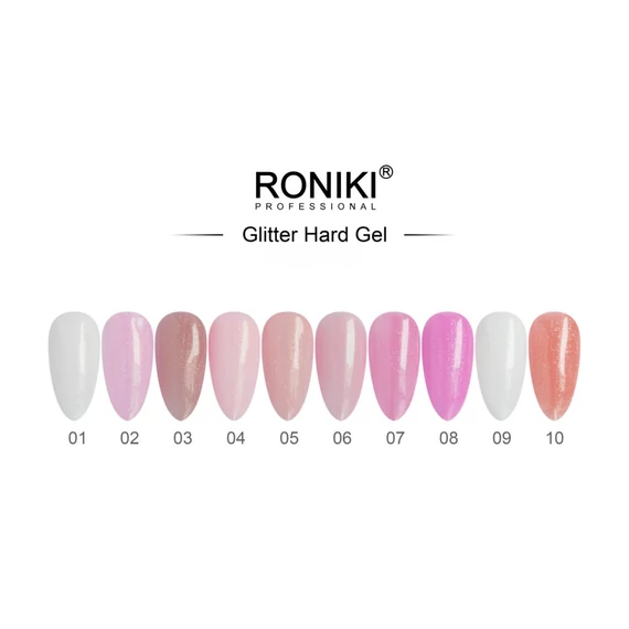 Roniki TPO free glitter builder gél - 04 - 40g