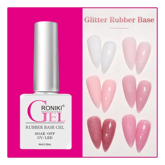Roniki TPO free Shine rubber base  01 - csillámos