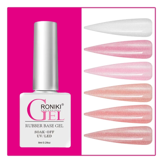 Roniki hema & TPO free Shine rubber base  02 - csillámos