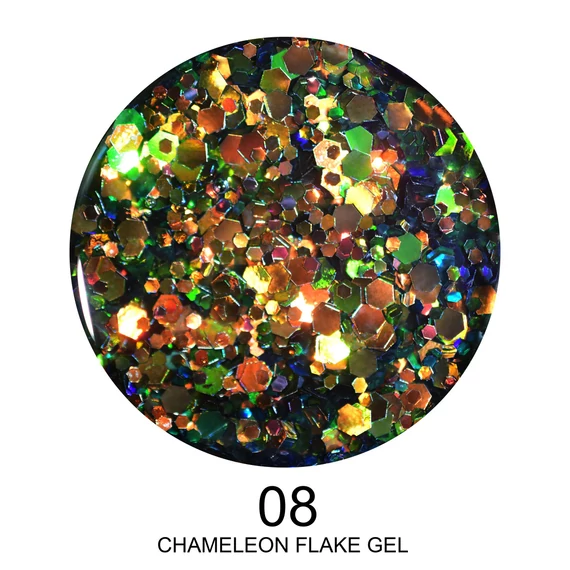 Roniki Chameleon flake gél - 08 - 5g