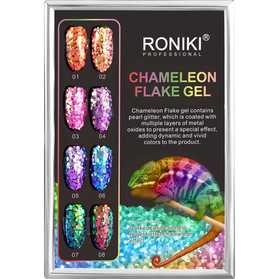 Roniki Chameleon flake gél - 08 - 5g