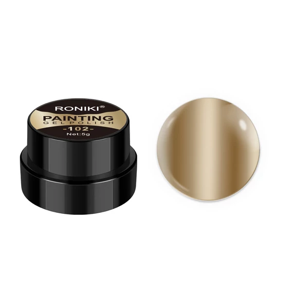 Roniki TPO free Metallic Painting gél 02 - arany króm festőzselé - 5g