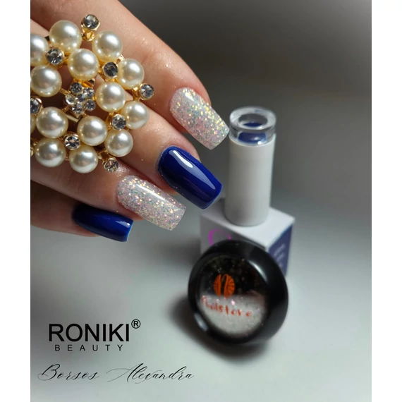 Roniki Glow in the dark széria TPO free - 14 sötétben világító neon kék gél lakk