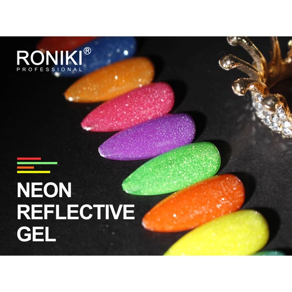 Roniki Neon reflektív széria TPO free - 08 sárga reflektív gél lakk