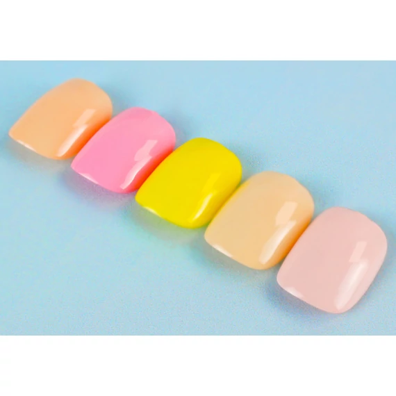 Roniki Macaron széria - 01 púderrózsaszín gél lakk
